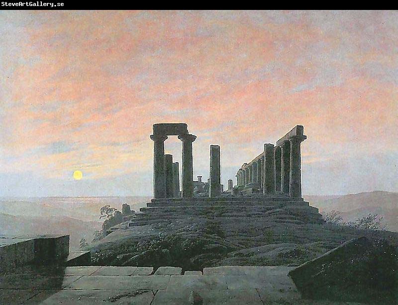 Caspar David Friedrich Der Tempel der Juno in Agrigent)